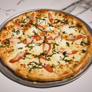 Four cheese pizza