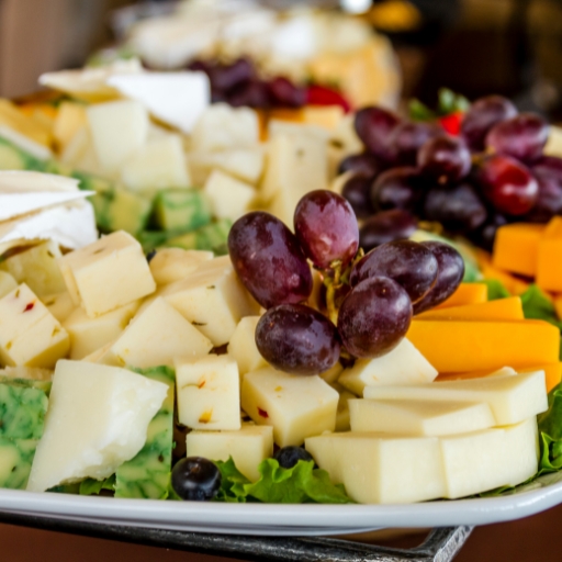 Cheese and Fruit Display