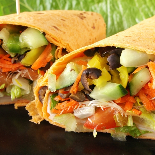 Deluxe Veggie Wrap Box Lunch