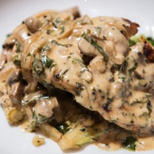 Mushroom Asiago Chicken