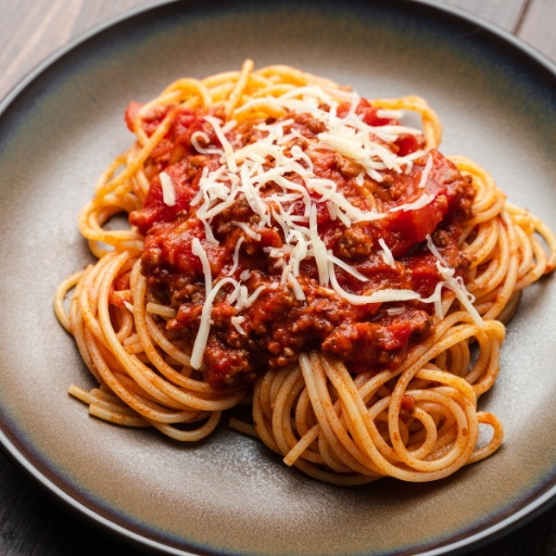 Spaghetti and Meat Sauce